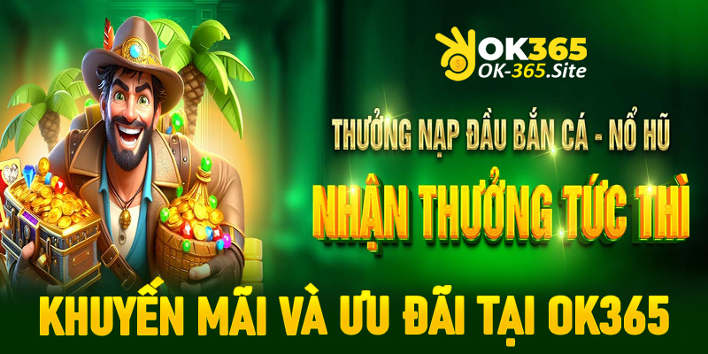 Các chương trình khuyến mãi và ưu đãi tại OK365